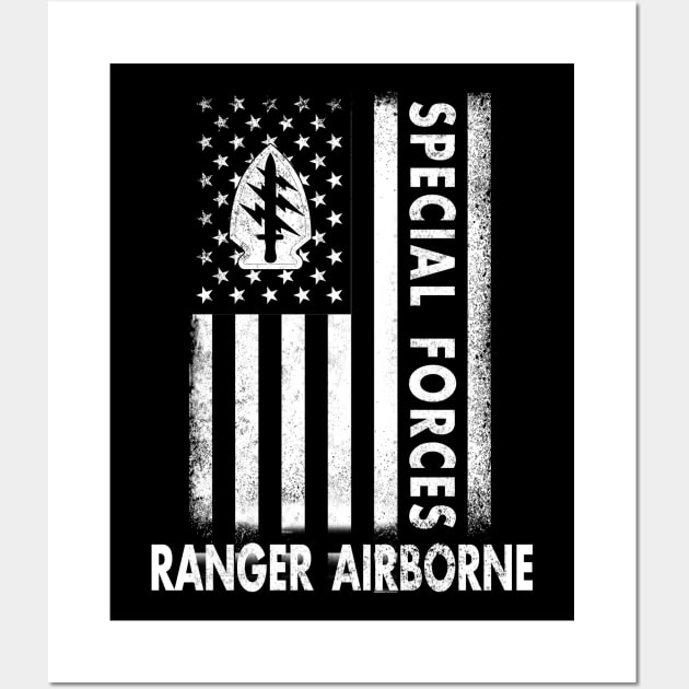 US Army - Special Forces Ranger Airborne Wall Art by Otis Patrick